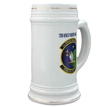 7SWS - M01 - 03 - 7th Space Warning Squadron With Text - Stein